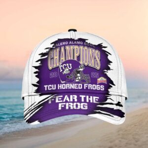 TCU Horned Frogs 2025 Valero Alamo Bowl Champions Fear The Frog Hat