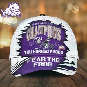 TCU Horned Frogs Official 2025 Valero Alamo Bowl Champions Hat