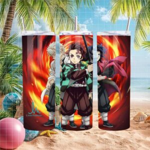 Tanjiro Kamado & Hashira Stainless Steel Tumbler