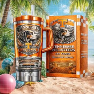 Tennessee Volunteers 135 Years (Est. 1891) Neyland Stadium Collector's Edition Tumbler