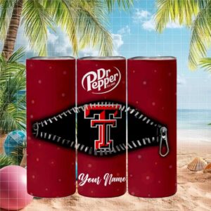 Texas Tech Red Raiders Dr Pepper Big 12 Zipper Design