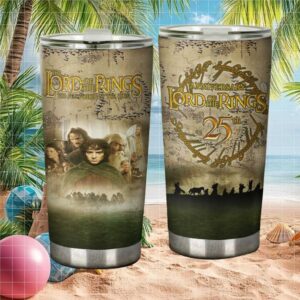 The Lord Of The Rings 25Th Anniversary Fellowship Of The Ring 20Oz Travel Tumbler