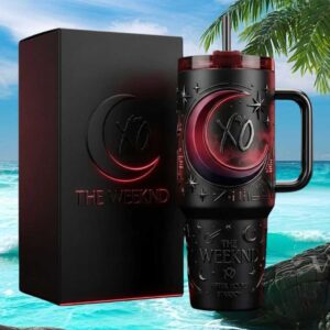 The Weeknd XO After Hours Starboy 40oz Tumbler with Handle
