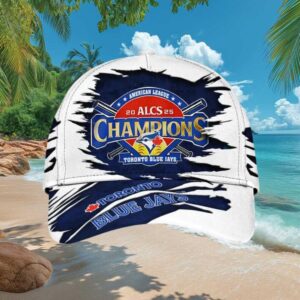 Toronto Blue Jays 2025 American League Champions Distressed Graphic Hat