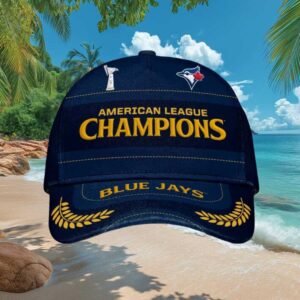 Toronto Blue Jays American League Champions Navy and Gold Fan Hat