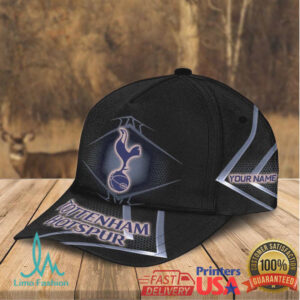 Tottenham Hotspur Personalized Black Graphic Cap