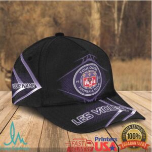 Toulouse Football Club Les Violets Custom Name Fan Cap