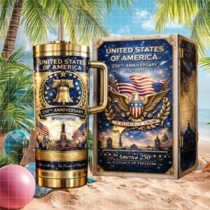 USA 250th Anniversary 1776 2026 Semiquincentennial Legacy 40oz Tumbler