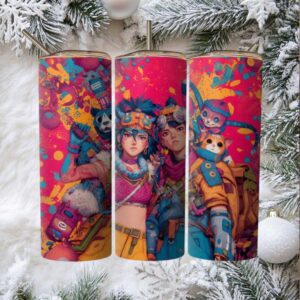 Vibrant Anime Adventure Tumbler