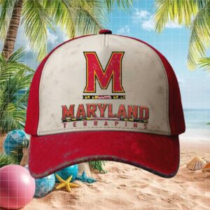 Vintage Maryland Terrapins Distressed Snapback Hat