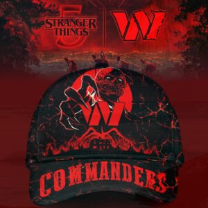Washington Commanders Stranger Things Edition Hat