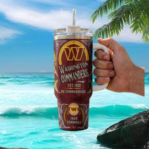 Washington Commanders Take Command Vintage 40oz Tumbler Est 1932