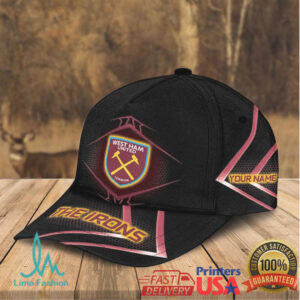 West Ham United The Irons Personalized Custom Name Cap