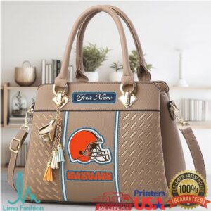 Women's Cleveland Browns Signature Zip Crossbody Purse with Custom Name Tag
