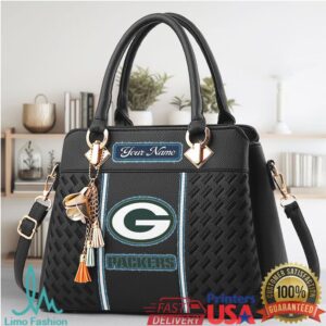 Women's NFL Packers Logo Purse with Custom Handbag