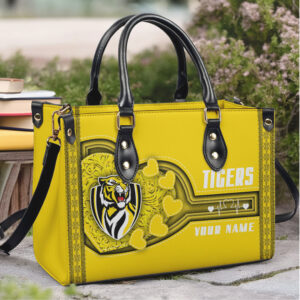 Yellow Tigers Team Spirit Shoulder Bag with Custom Name