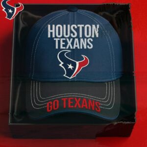 Youth Houston Texans Navy Core Lockup Trucker Adjustable Hat