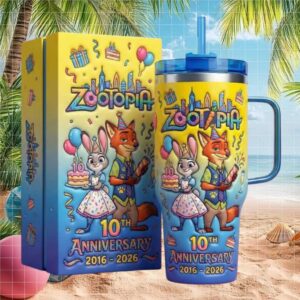 Zootopia 10th Anniversary Judy & Nick Celebration 40oz Tumbler