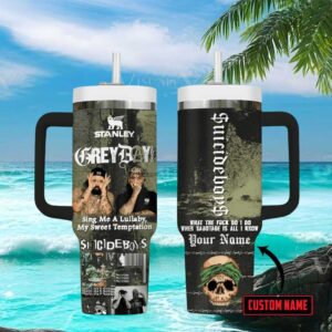 $uicideboy$ Grey Day 2025 Tour Custom Name Skull Design Tumbler