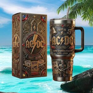 ACDC High Voltage 53rd Anniversary 1973 2026 Rock Legend 40oz Tumbler