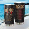 ACDC Power Up Tour 2025 Are You Ready Football Helmet Design Tumbler Grey ACDC Power Up Tour 2025 Are You Ready Football Helmet Design Tumbler Grey