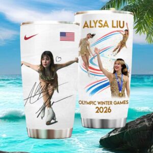 Alysa Liu Team USA Olympic Winter Games 2026 Figure Skating Signature Tumbler