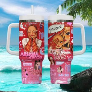 Ariana Grande Eternal Sunshine Era Pop Art 40oz Tumbler Wrap