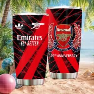 Arsenal FC 140th Anniversary Special Edition Emirates Graphic Tumbler