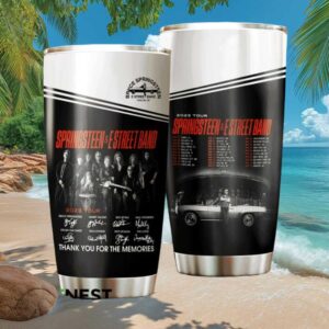 Bruce Springsteen & E Street Band 2023 World Tour Signatures Memory Tumbler