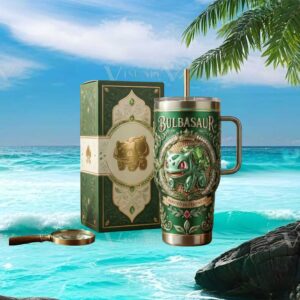 Bulbasaur Rooted in Strength 40oz Stainless Steel Tumbler