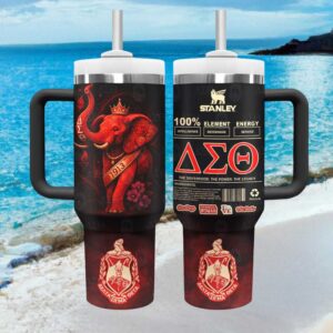 Delta Sigma Theta DST Sorority Elephant 1913 Custom Insulated Tumbler