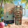 Elvis Presley Stained Glass Style King of Rock and Roll Tumbler Elvis Presley Stained Glass Style King of Rock and Roll Tumbler