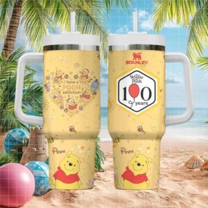 Disney Winnie The Pooh 100 Years Anniversary “Pooh Addiction” Tumbler