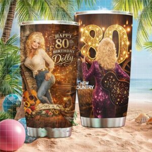 Dolly Parton Happy 80th Birthday 1946 2026 Country Music Legend Tumbler