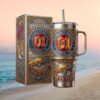Cristiano Ronaldo CR7 Greatest of All Time Luxury Gold & Blue Tumbler Cristiano Ronaldo CR7 Greatest of All Time Luxury Gold & Blue Tumbler