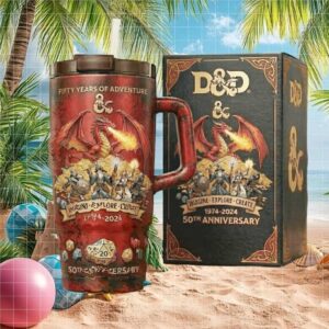 Dungeons & Dragons 50th Anniversary D&D Red Dragon Commemorative Tumbler