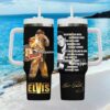 Elvis Presley 90th Birthday Celebration Rock ‘n’ Roll Blue Glitter Tumbler Elvis Presley 90th Birthday Celebration Rock ‘n’ Roll Blue Glitter Tumbler