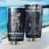 Elvis Presley 90th Anniversary Pink Cadillac Glitter Stanley Style Tumbler Elvis Presley 90th Anniversary Pink Cadillac Glitter Stanley Style Tumbler