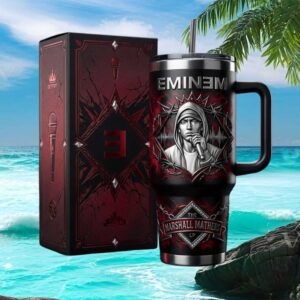 Eminem The Marshall Mathers LP Slim Shady Detroit Rap Tumbler