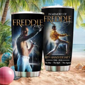 Freddie Mercury 80th Anniversary In Memory Of Legend Tumbler