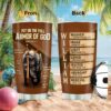 Daughter of a King Personalized Lion & Flowers Christian Tumbler with Name Meaning Daughter of a King Personalized Lion & Flowers Christian Tumbler with Name Meaning