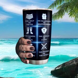 Full Armor of God Scripture Ephesians 6 10 18 Christian Insulated Tumbler