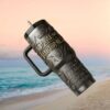 Personalized Milwaukee Brewers MLB Navy Glitter Drip Tumbler Personalized Milwaukee Brewers MLB Navy Glitter Drip Tumbler