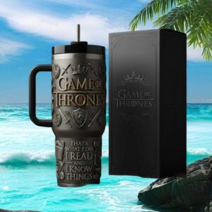 Game of Thrones Tyrion Lannister Quote 3D Iron Throne Tumbler