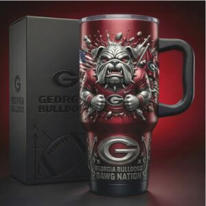 Georgia Bulldogs Dawg Nation 3D Sculpted Tumbler NCAA Fan Collector Series