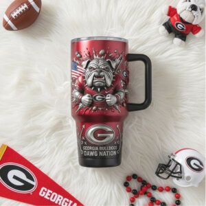 Georgia Bulldogs Dawg Nation 3D Sculpted Tumbler NCAA Fan Collector Series