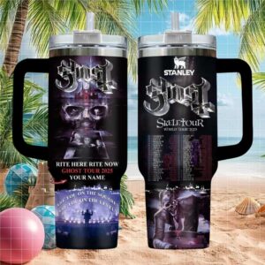 Ghost Band Rite Here Rite Now Skele Tour 2025 World Tour Tumbler