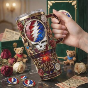 Grateful Dead “Long Strange Trip” Steal Your Face 40oz Tumbler