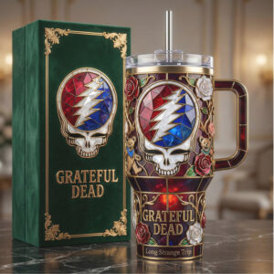 Grateful Dead “Long Strange Trip” Steal Your Face 40oz Tumbler