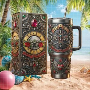 Guns N' Roses Appetite for Destruction Cross 40oz Tumbler